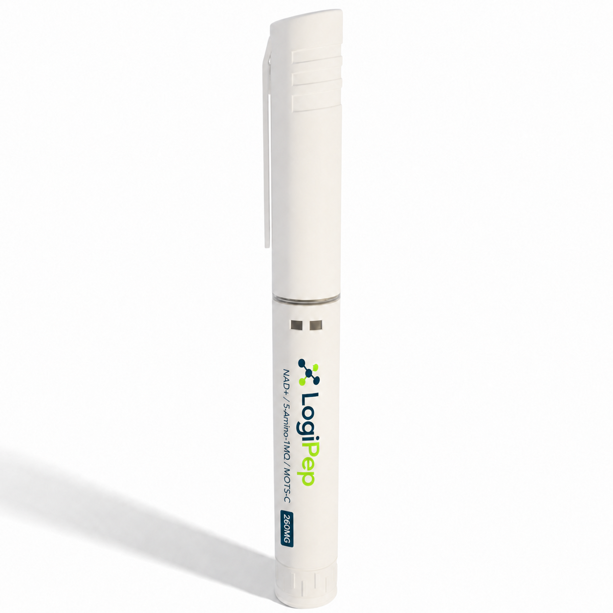 LogiPep MQ-NAD-C (NAD+ / 5-Amino-1MQ / MOTS-C) Pre-Mixed Pen Combo | 200 / 50 / 10mg