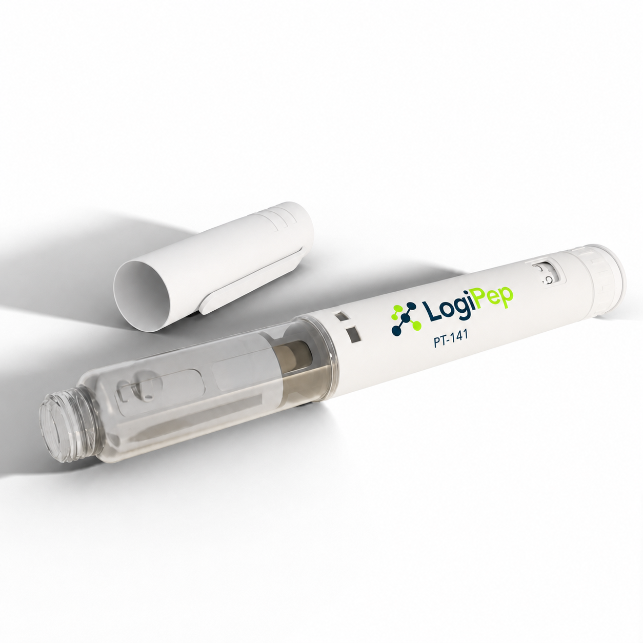 LogiPep PT-141 pre-mixed pen, horizontal view